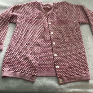 Pink knit sweater